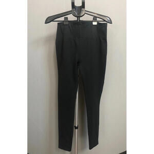 Spanx Women’s XL Essential Leggings Black Seamless Pull On Stretch Cotton